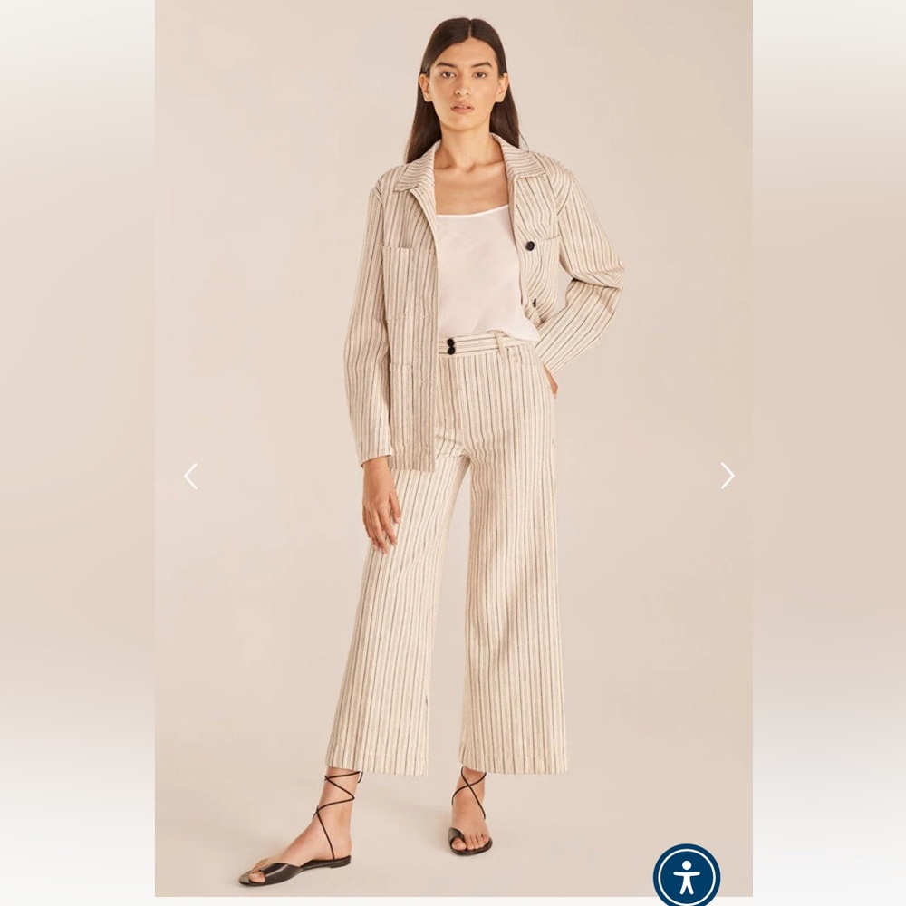 Rebecca Taylor Striped Jean Size 10